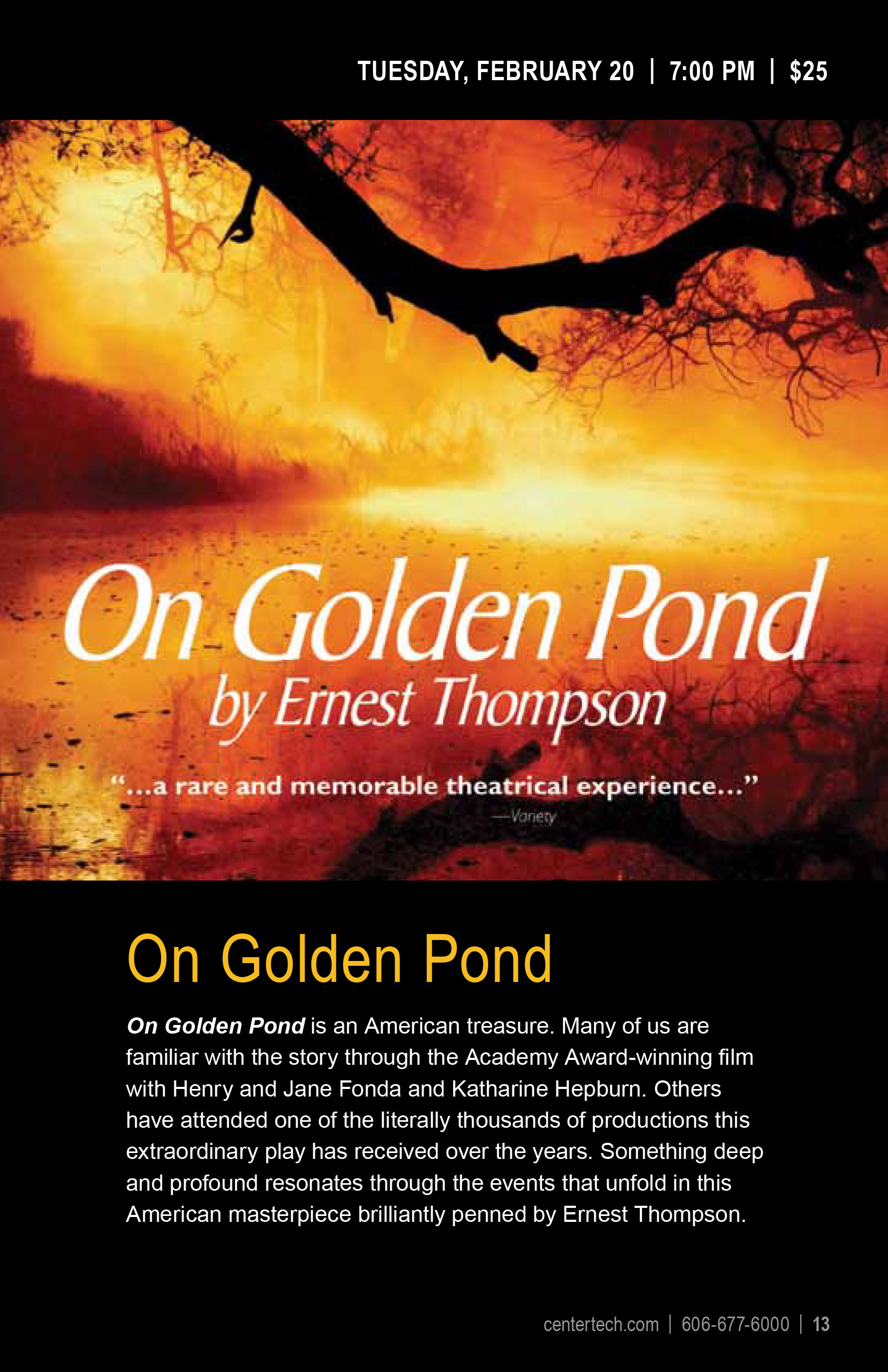 Center Stage Brochure 2017-18