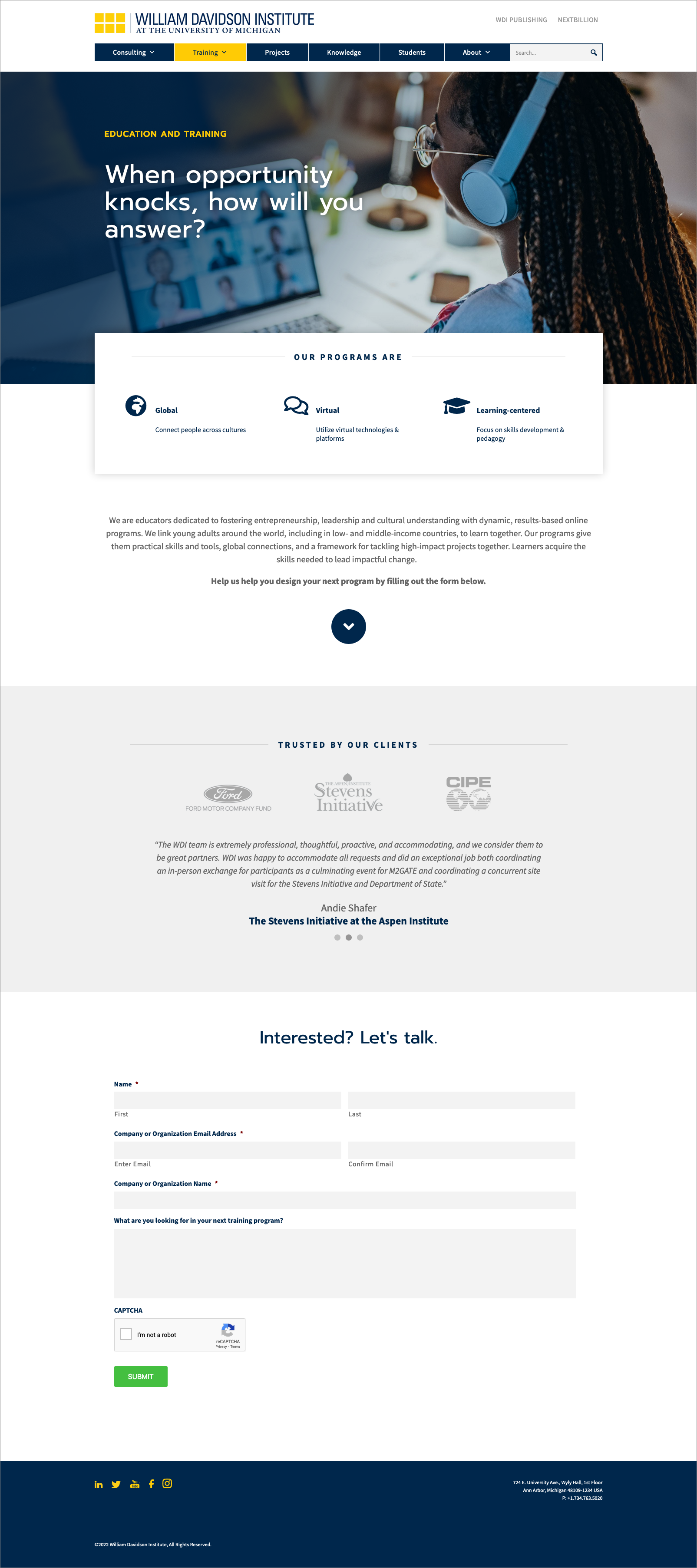 Landing Page